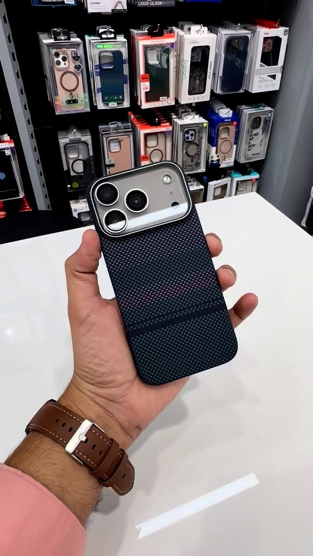 Military-Grade Protective Case for iPhone 17 Series - 600D Black/Grey (Twill) (Copy)