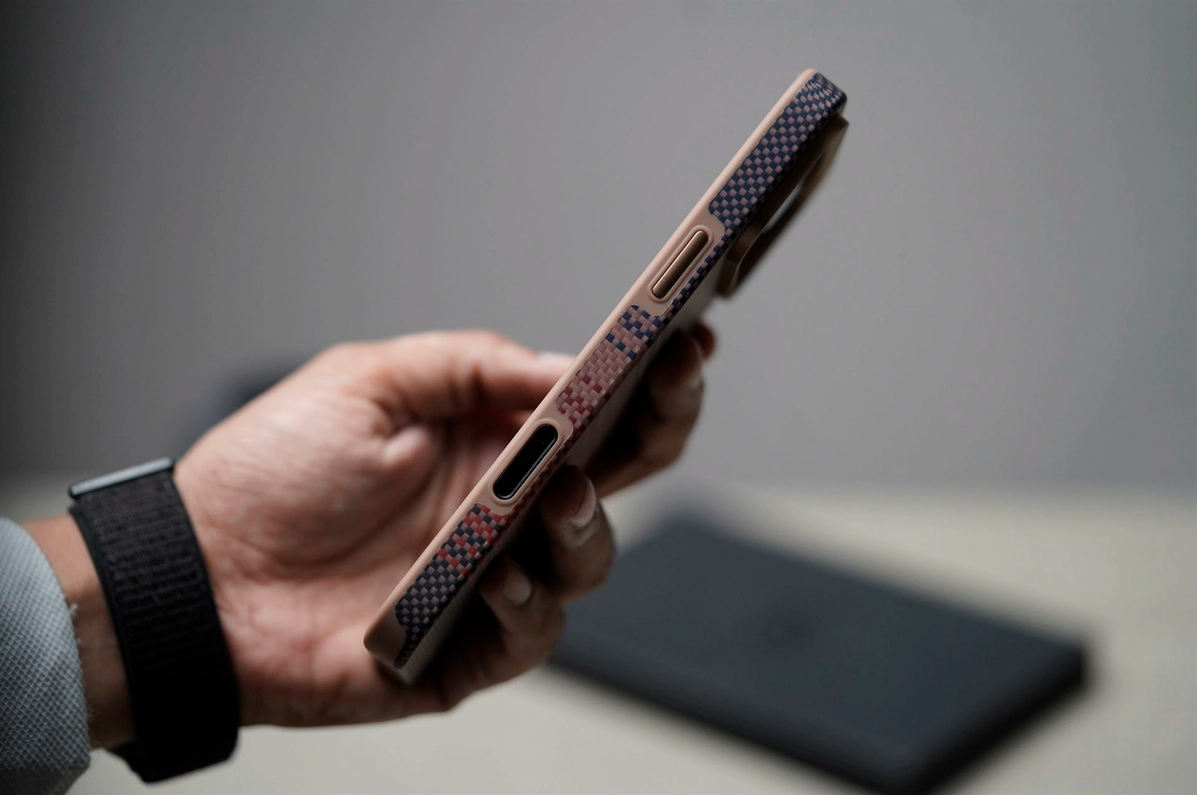 CaseWala Tangerine Orange Drop Proof Aramid Case For iPhone 17 Pro Max