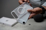 Frosted White Magsafe Ultra Thin Case For iPhone Air/17 (Without Camera Cutout)